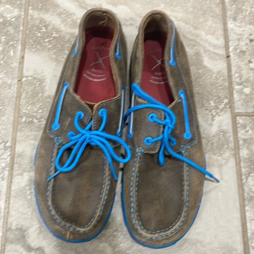 Twisted X Men’s‎ Boat Shoe Driving Moc Sz 9
